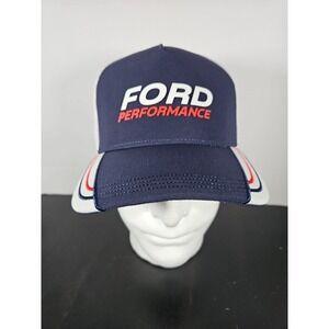 Ford Performance Red White And Blue Hat Baseball,Trucker Authentic Ford Hat NEW